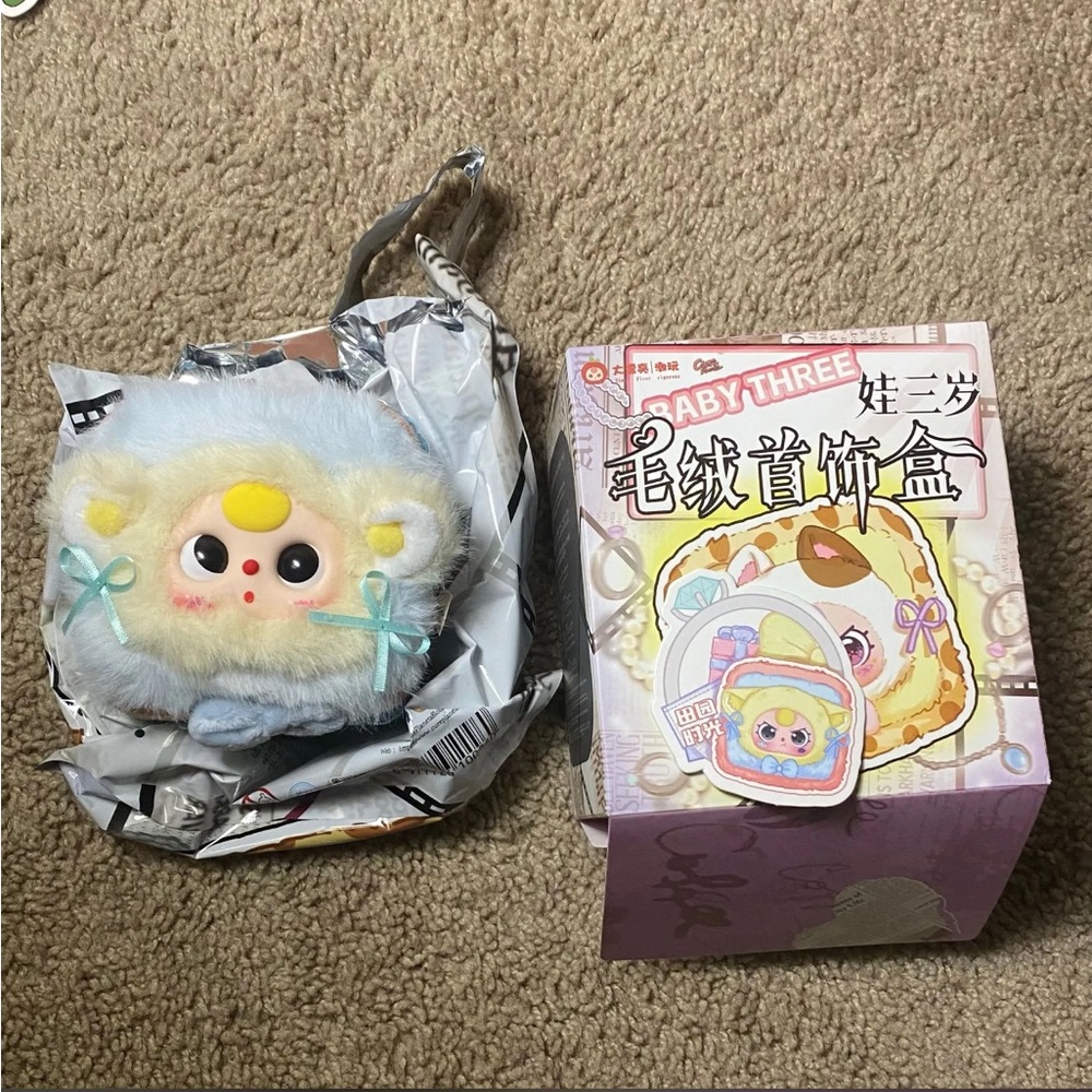 Confirmed Baby Three Jewelry Box Series Plush Country Life